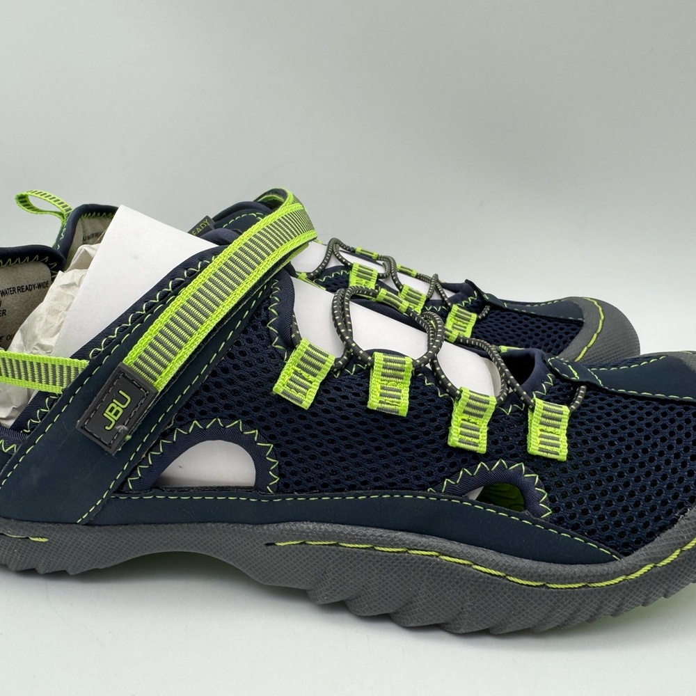 JBU By Jambu Women's, Tahoe MJ Water Ready Navy/Kiwi, Slip-on Size 8 Wide